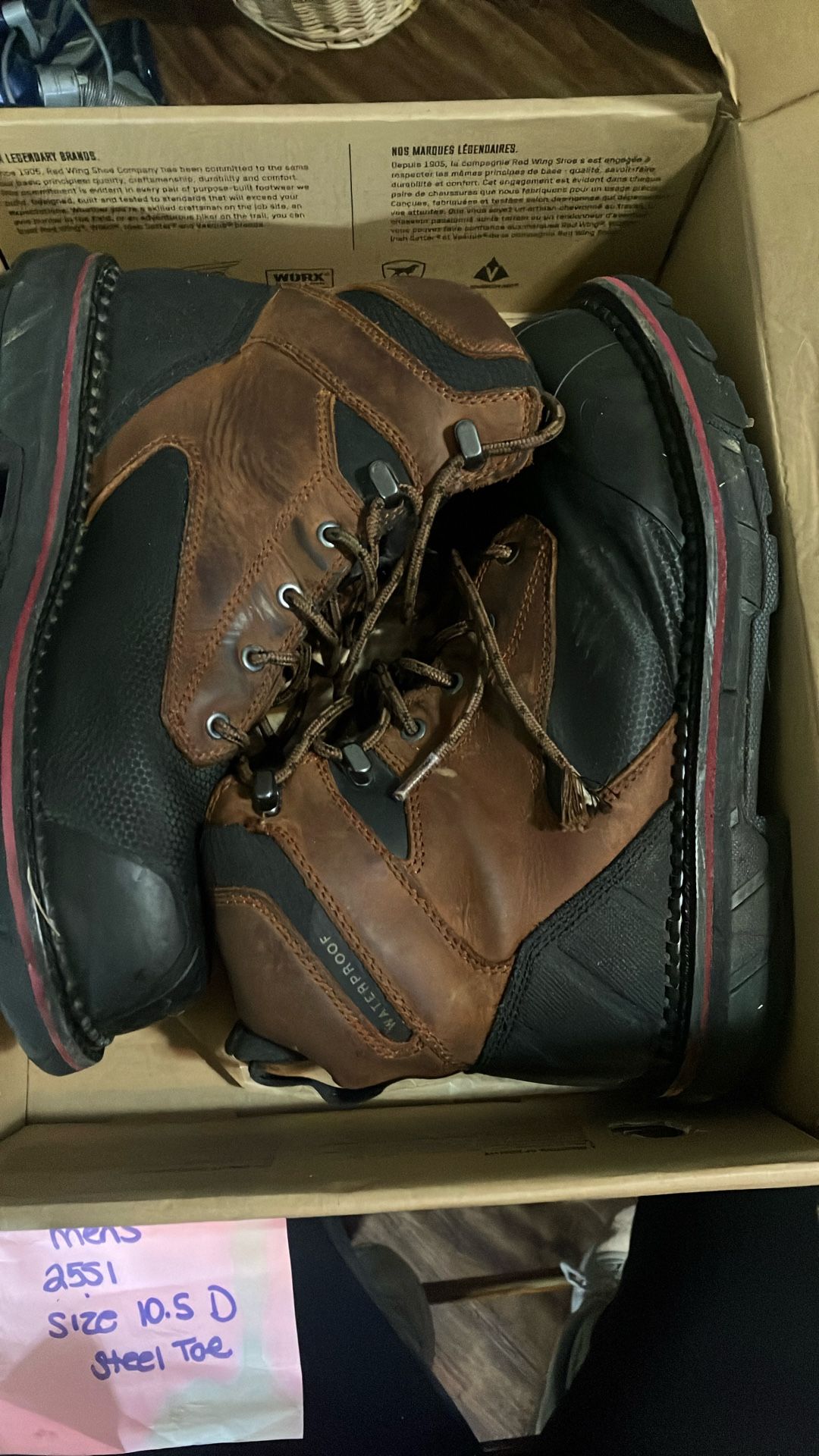 Redwing Men’s Safety Toe Work Boot
