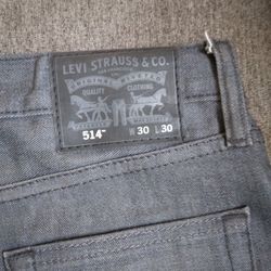Levi's 514 Charcoal Grey