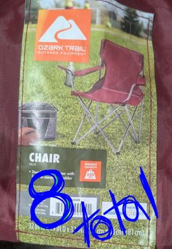 8 Folding camping folding chairs