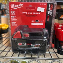 Milwaukee M18 18-Volt Lithium-Ion XC Extended Capacity 5.0 Ah Battery