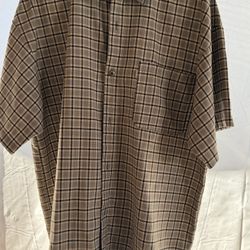 2xl Plaid Men’s Button Up Shirt 