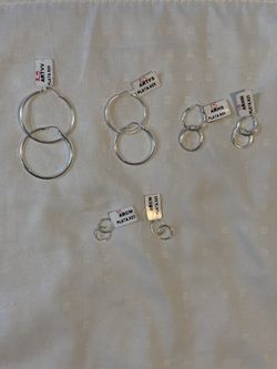 Silver Earring And Ancklets
