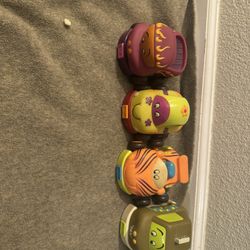 4 Pull Back Kids Cars