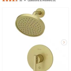  Pfister Contempra 1-Handle Shower Trim Kit without Spout in Brushed Gold (Valve Not Included)