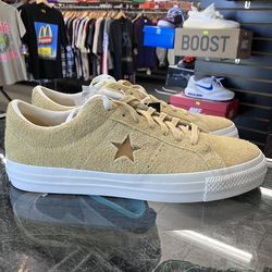 Converse One Star Pro Vintage Suede Low Trailhead Gold