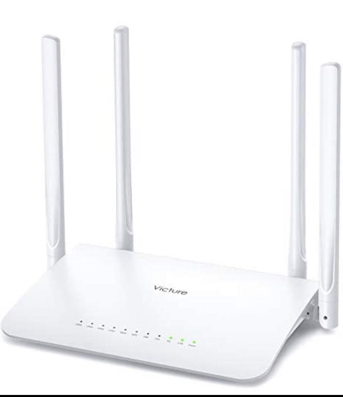 Brand: Victure Victure Wi-Fi Router for Wireless Internet, AC1200 Dual Band Gigabit Home Router, Gigabit LAN Ports, Supports Guest Wi-Fi, Parental Con