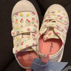 Cat & Jack girls tennis shoes size 12