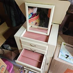 Large Floor Stand Jewelry Box
