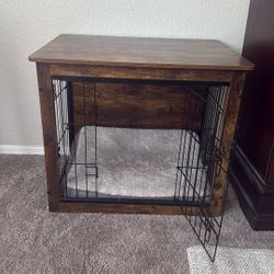 Beautiful Wood/Metal Dog Cage
