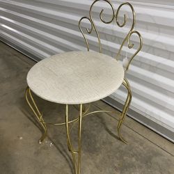 Vintage Children’s Vanity Chair 