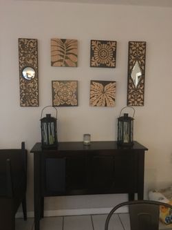 Solid wood buffet