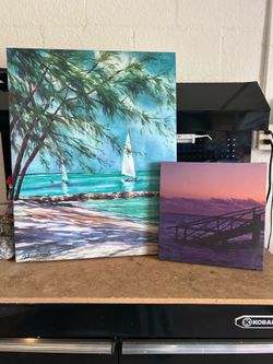 *FREE! 3 canvas wall decor