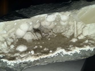 Okenite on Basalt Geode
