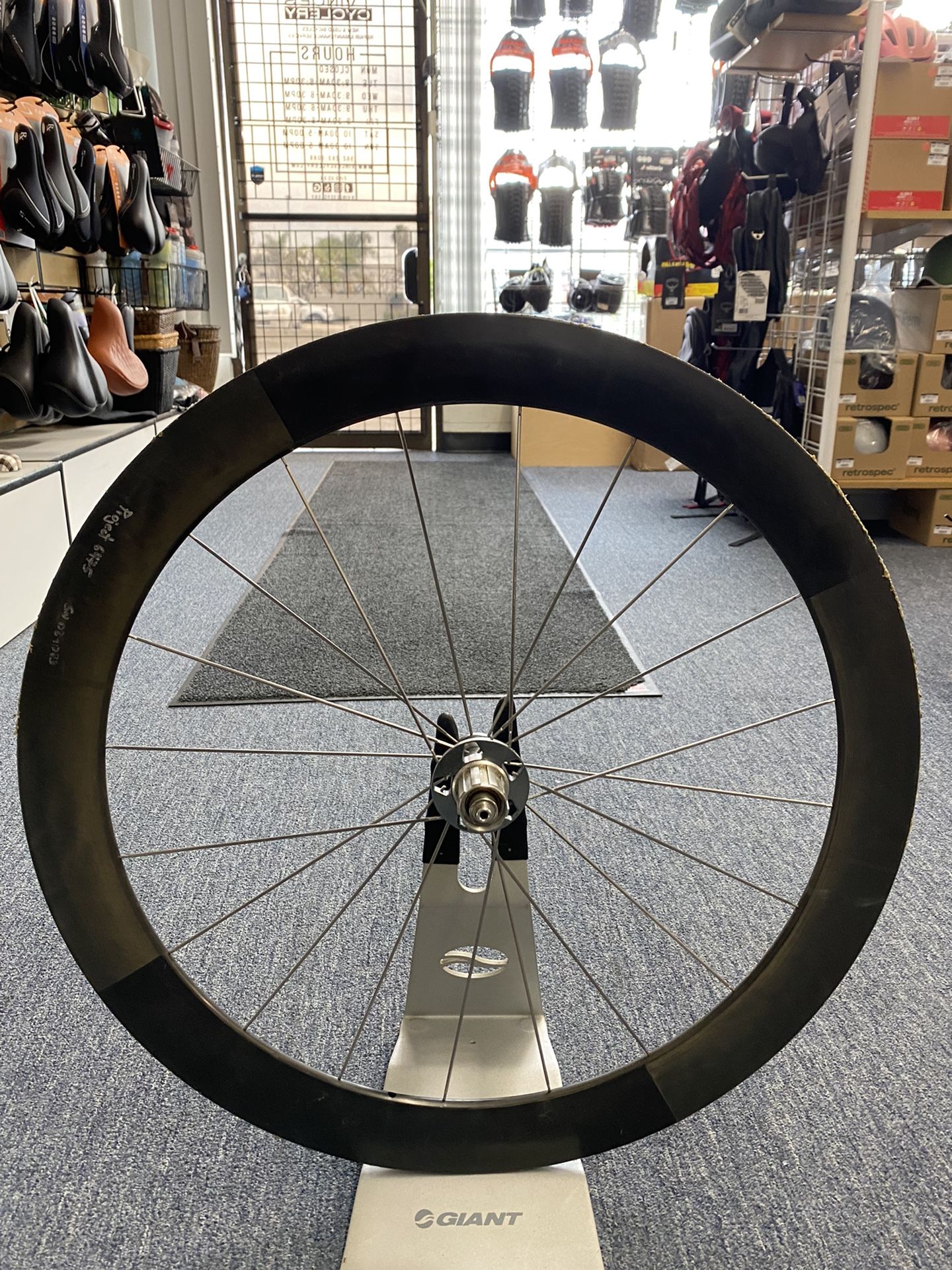 Easton Velomax Carbon Fiber Rear Wheel Tubular 700c