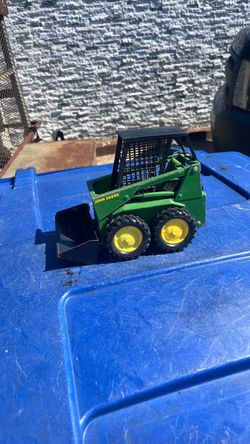 Vintage metal toy tractor