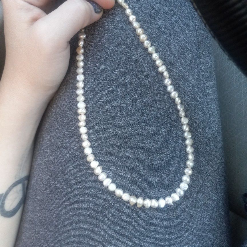 Real Pearl Necklace 