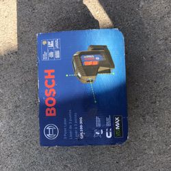 Bosch 125 Ft Green 3 Point Self Leveling Laser