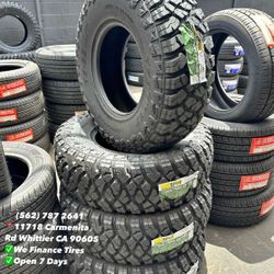 285/75/16 TBB LT MUD Set of Tires Installed and Balanced Set de Llantas Nuevas Instaladas y Balanceadas