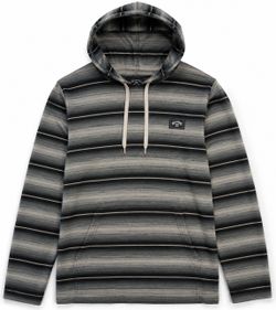 Billabong Men’s XL Gray Black Striped Hoodie