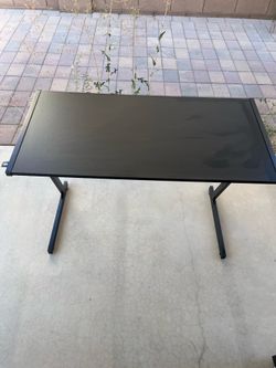 Black Gaming/Office Desk Section — Great Deal!