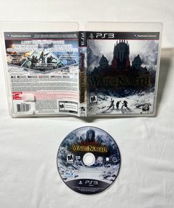 LORD OF THE RINGS WAR IN THE NORTH PS3 PLAYSTATION LOTR CIB MINT VIDEO GAME