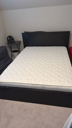 ZINUS 8 Inch Foam and Spring Mattress, Queen, CertiPUR-US Certified Foams, Mattress in A Box, White
