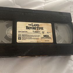 The Land Before Time VHS 