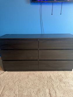 Dark brown dresser