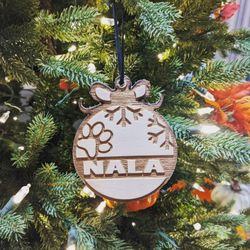 Custom Engraved Christmas Ornaments