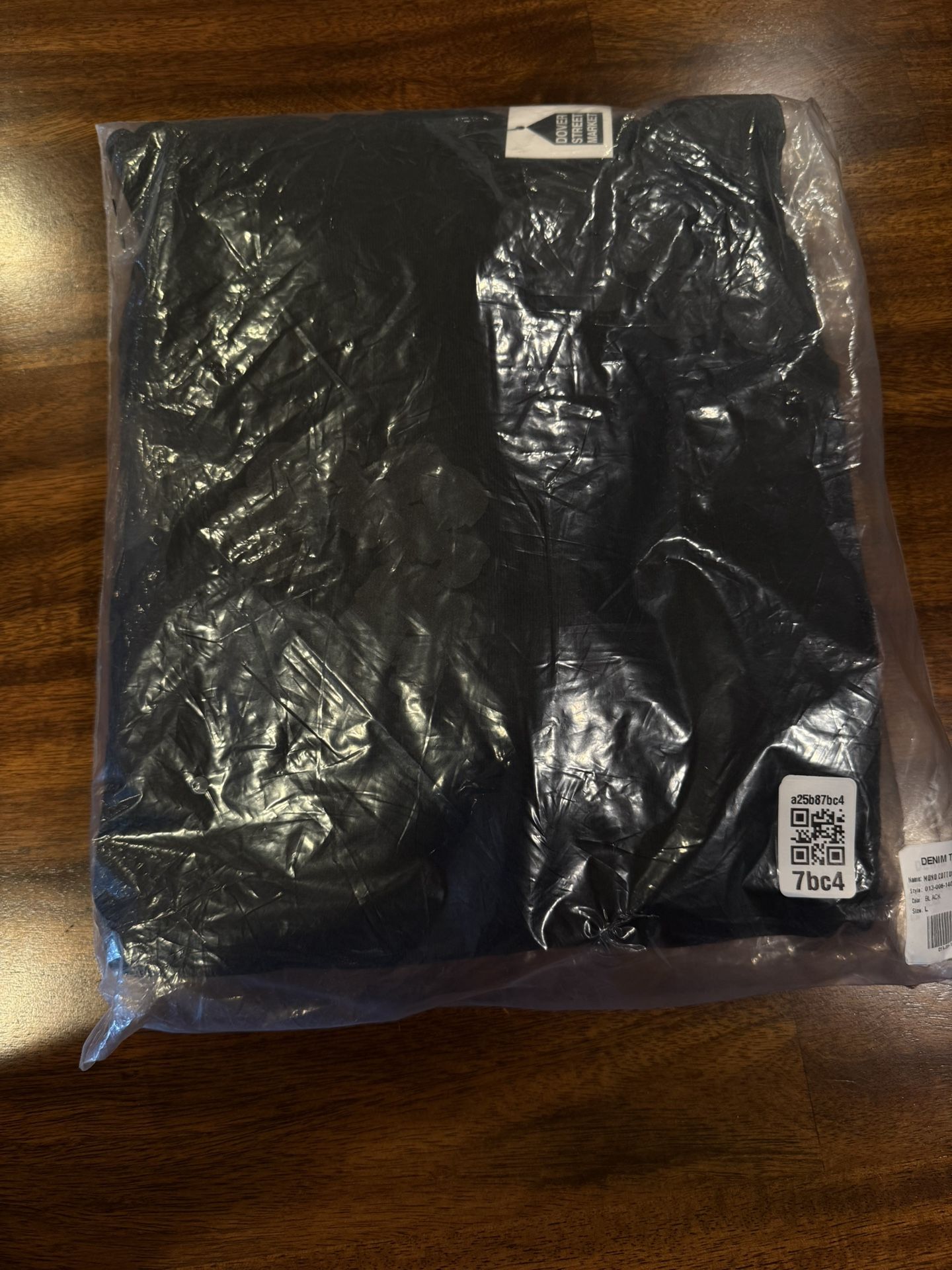 Black Monochrome Denim Tears Hoodie