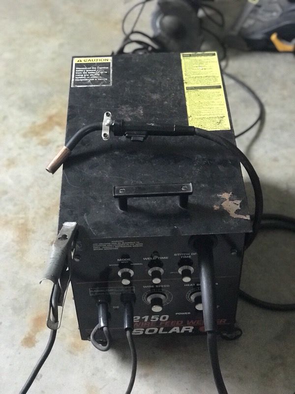 Solar 2150 medium duty wire feed welder