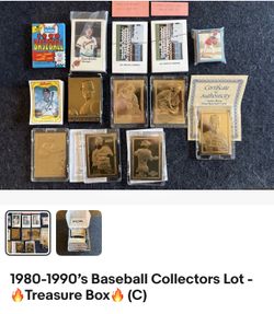 Baseball Collectors Treasure Box