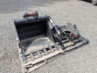 8 Ton Excavator Bucket, Thumb, Hydraulic Coupler