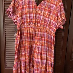 3x Dress Multi Color Pink And Purple 