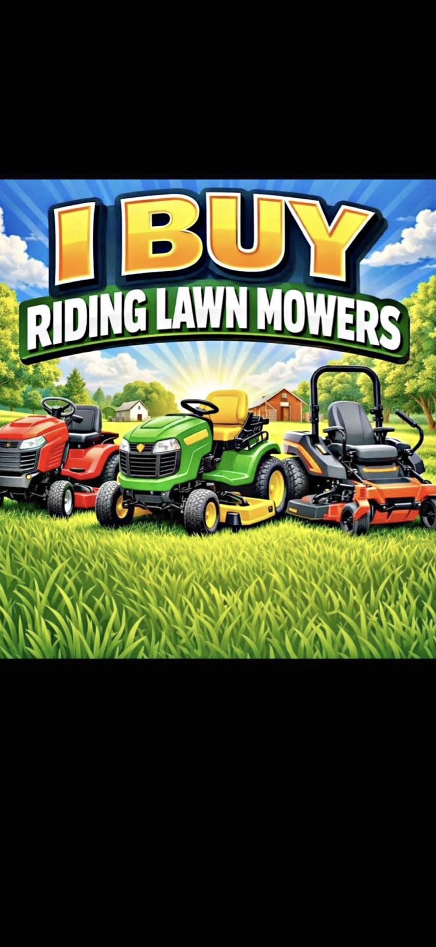I buy mowers