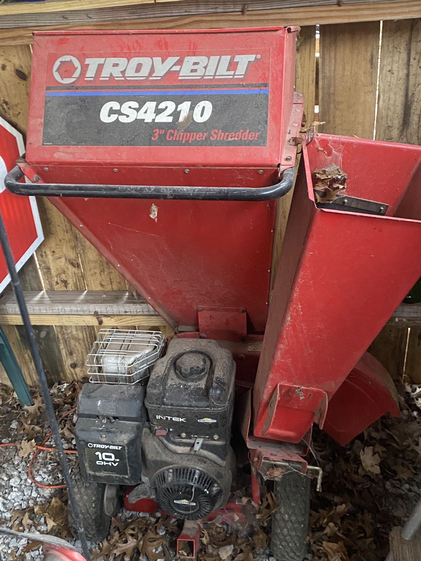 Troy Bilt 10HP CS4210 3” Chipper Shredder