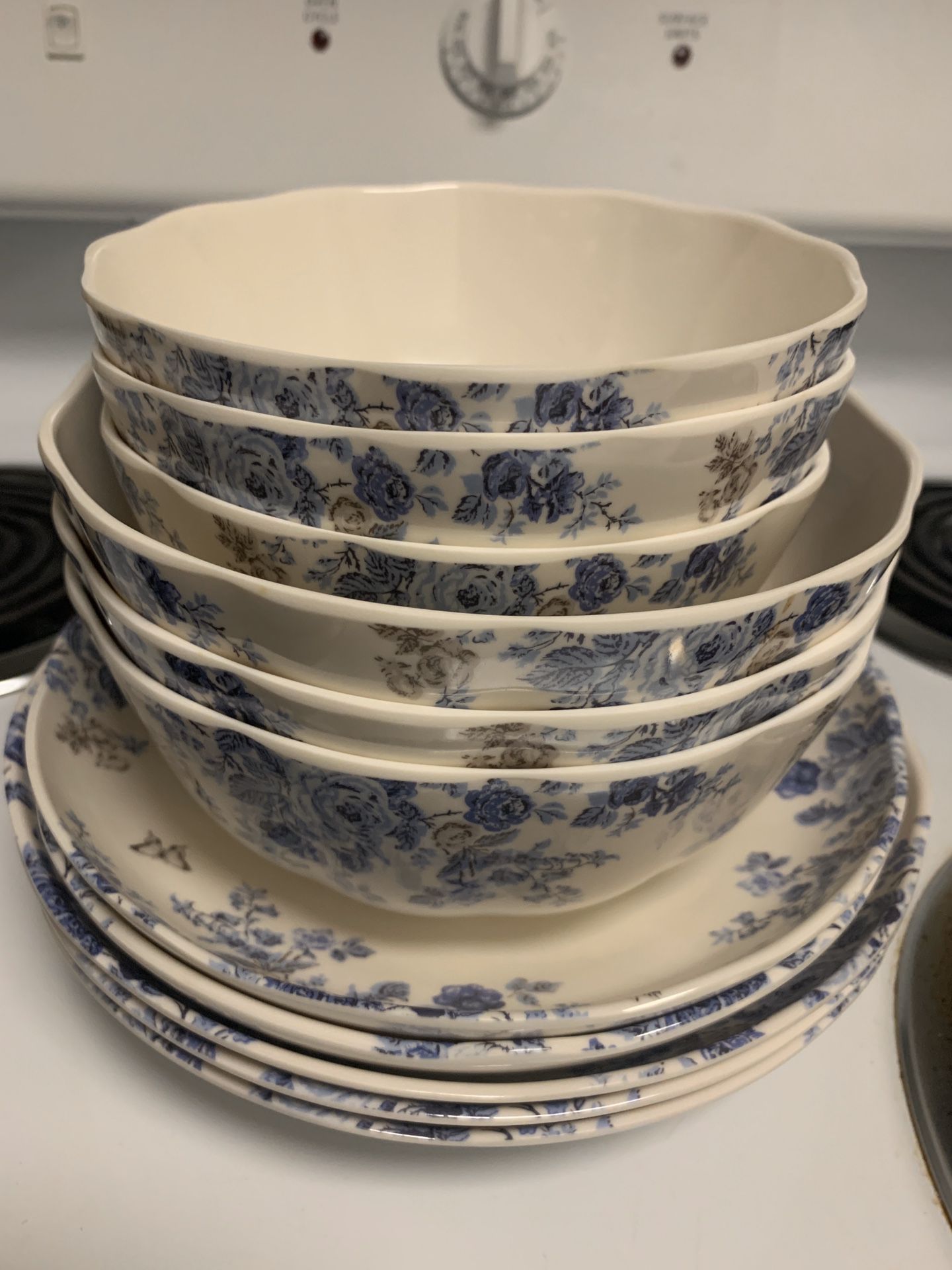Plates and bowl