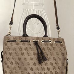 Dooney And Bourke Brown Tassel Tote Purse *NEW*