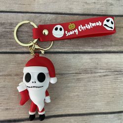 NWOT Jack Skellington Santa Keychain 