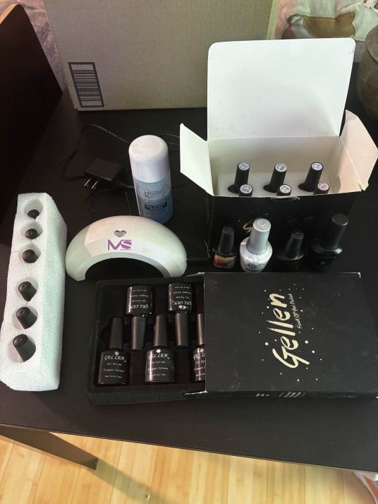 Gel UV Lamp With Polish