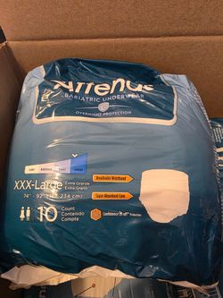 Attends 3XL Adult diapers - new never opened