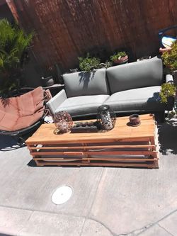 Wood Patio Table or Ben h