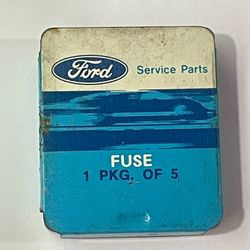 Vintage Ford Service Parts Glass Tube Fuses 
