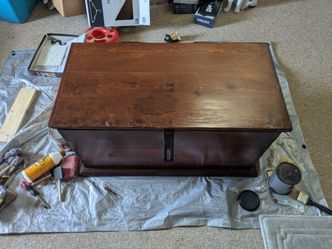 Refurbished Wooden Chest 