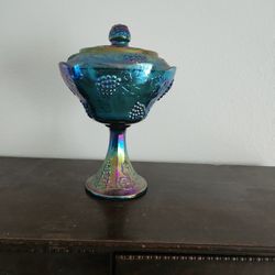 Depression Glass Candy Dish 