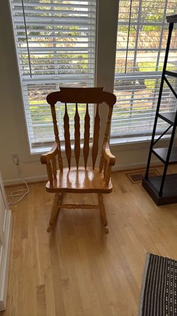 Brown Rocking Chair