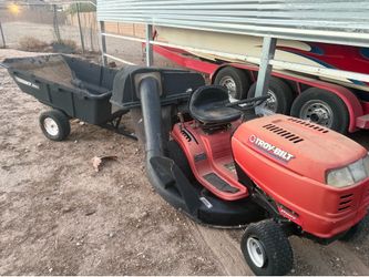 Troy Built Mower with trailer