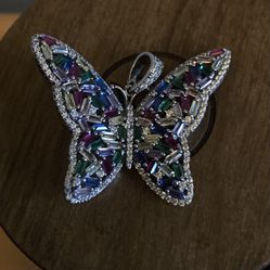 Silver Butterfly Necklace - Tabitha Webb