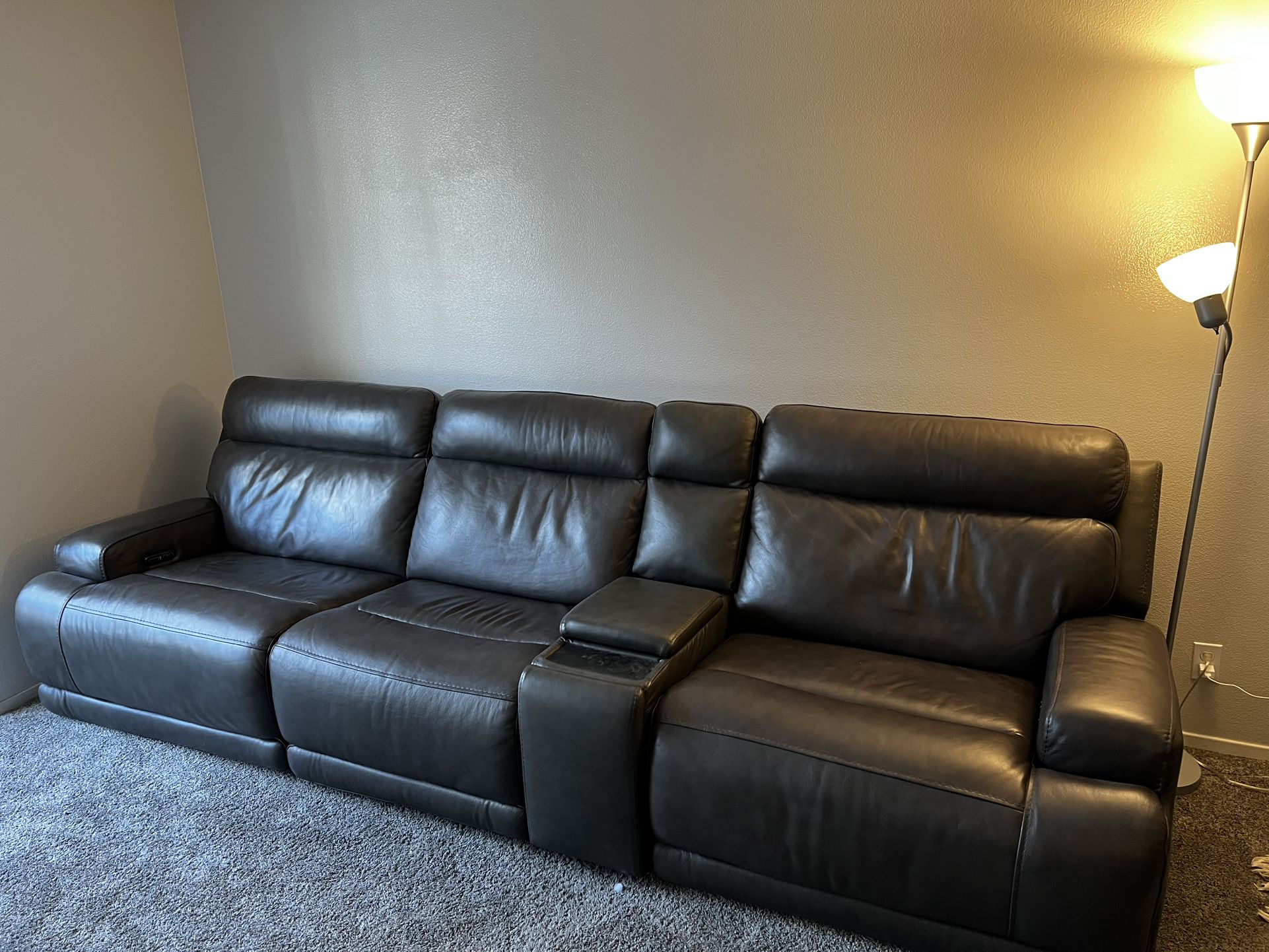 Recliner Leather Sofa 