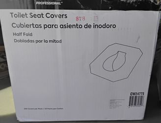Disposable toilet seat covers